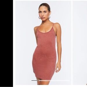 Seamless Ribbed Cami Mini Dress